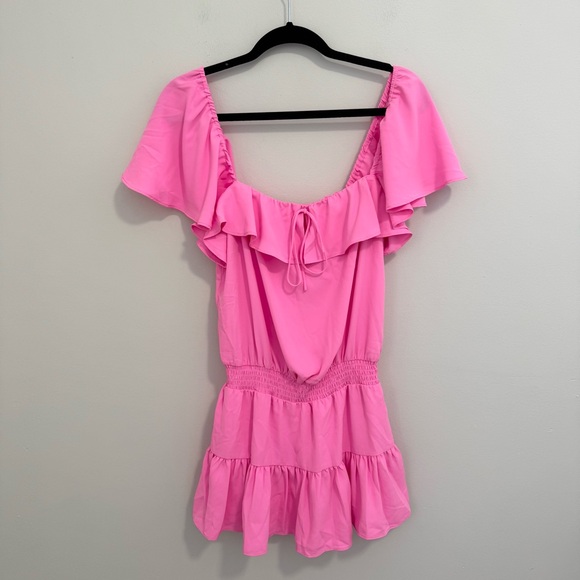 Amanda Uprichard Ruffle Mini Dress - Picture 2 of 7